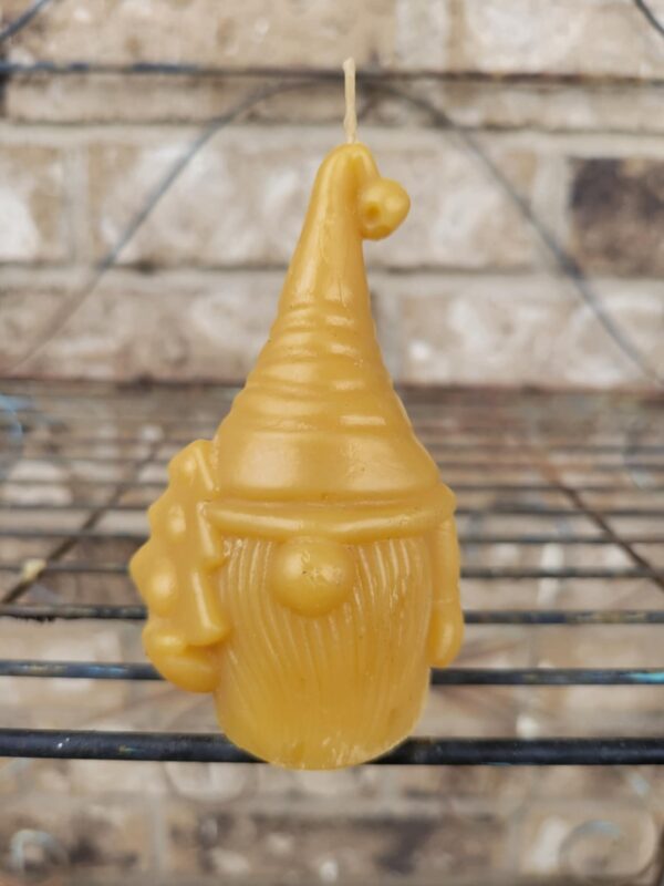 Gnome for the Holidays: Beeswax Christmas Candle - Image 2