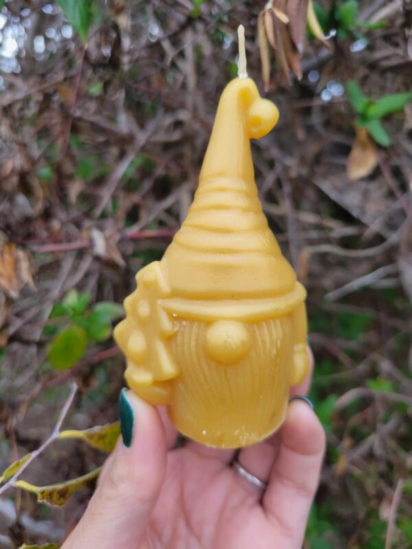 Gnome for the Holidays: Beeswax Christmas Candle